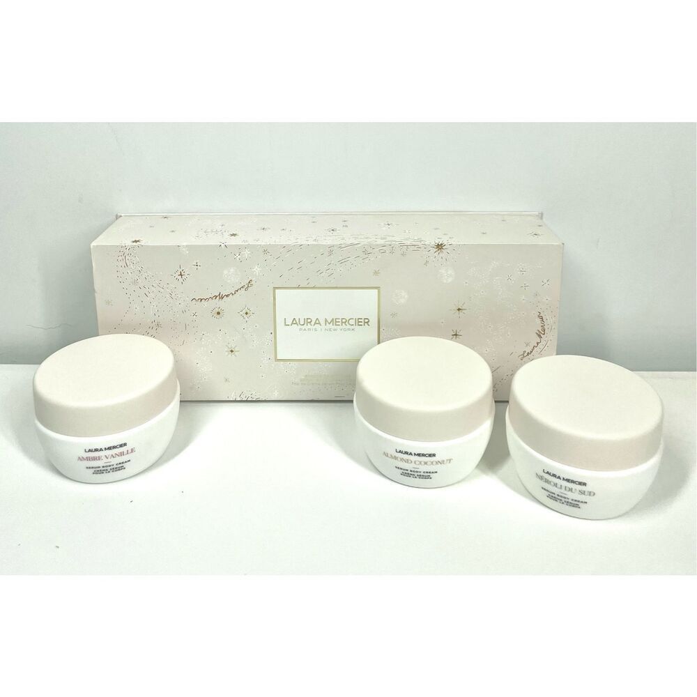 Laura Mercier Stroke of Fortune Serum Body Cream Vanilla Neroli Almond Coconut